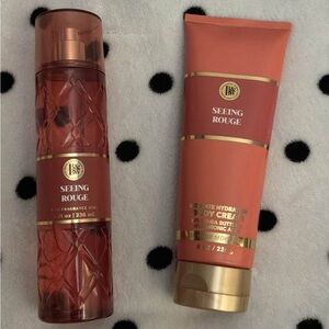Seeing Rouge Fragrance Mist and Body Cream Set